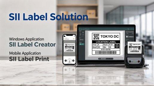 SII bringt kostenlose „SII Label Solution" auf den Markt: Professionelle Etikettendrucklösung für die „MP-Serie" mobiler Drucker
