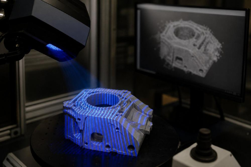 3D-Scanner in der Fertigung: Der Maschinenbauverband erwartet für 2026 wieder ein Umsatzplus von 3 Prozent in der europäischen Bildverarbeitung