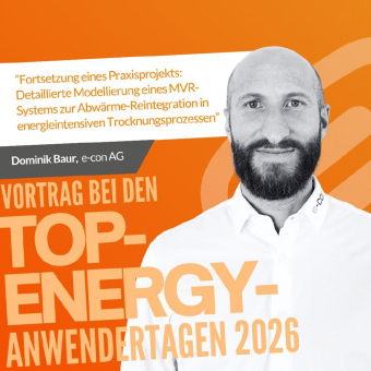 Abwärme effizient nutzen: mit detaillierter Modellierung von MVR-Systemen Optimierungspotenziale für energieintensive Trocknungsprozesse bewerten