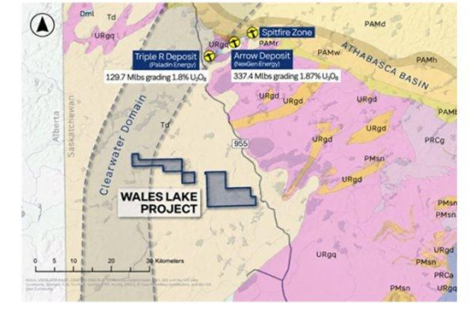 Blast Resources untersucht tektonische Bruchzone beim Uranprojekt Wales Lake in der Region des Athabasca Basin, Saskatchewan