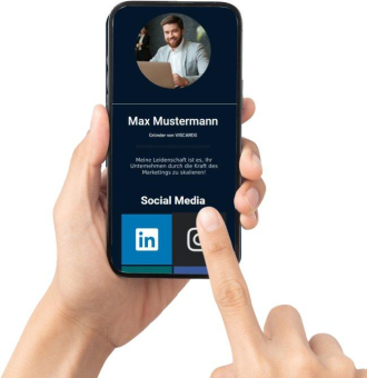 Digitale Visitenkarte statt Papier: VISCARDS verbindet NFC und QR-Code für modernes Business Networking