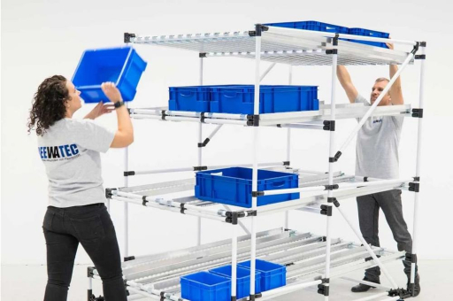 Rollschienen im Materialfluss: Mit FIFO, Karakuri und Lean Production effizienter bereitstellen