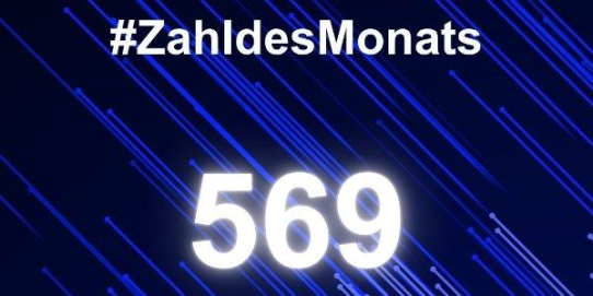#ZahldesMonats: 569