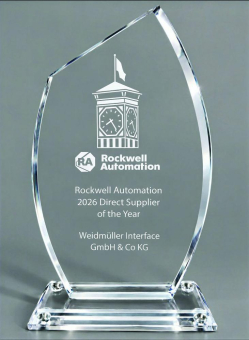 Weidmüller als „Direct Supplier of the Year 2026“ von Rockwell Automation ausgezeichnet