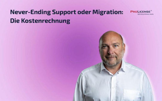 Never-Ending Support oder Migration: Die Kostenrechnung