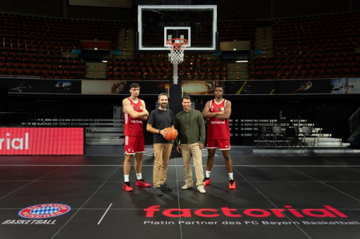 Factorial ist neuer Platin Partner der FC Bayern-Basketballer
